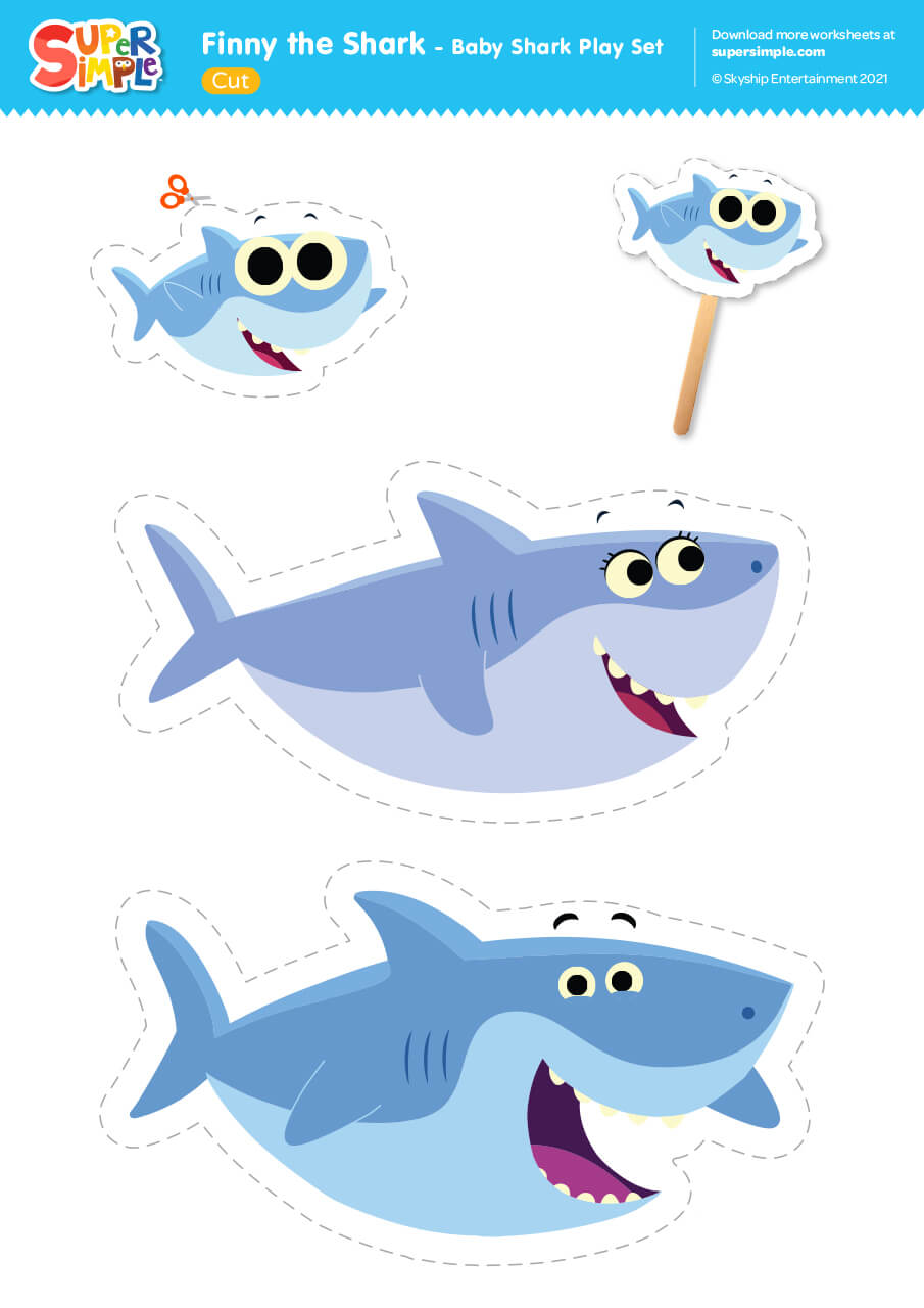 baby shark play set - super simple